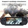 CZT Handheld Game Console 4.3 inch Double Joystick 8GB Build in 2200 Retro Game Video Game Console Arcade Multiple Emulator Mini Portable Game Player MP3/4 TV Out Gifts for Children/Men(Black) view 3