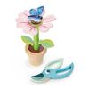 Tender Leaf Toys - Blossom Flowerpot Set - Indoor Garden Pretend Play Wooden Toy with Removable Leaves and Petals - Educational, Creative and Basic Life Learning Skills Fun for Children 3+ view 1