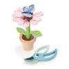 Tender Leaf Toys - Blossom Flowerpot Set - Indoor Garden Pretend Play Wooden Toy with Removable Leaves and Petals - Educational, Creative and Basic Life Learning Skills Fun for Children 3+ view 4