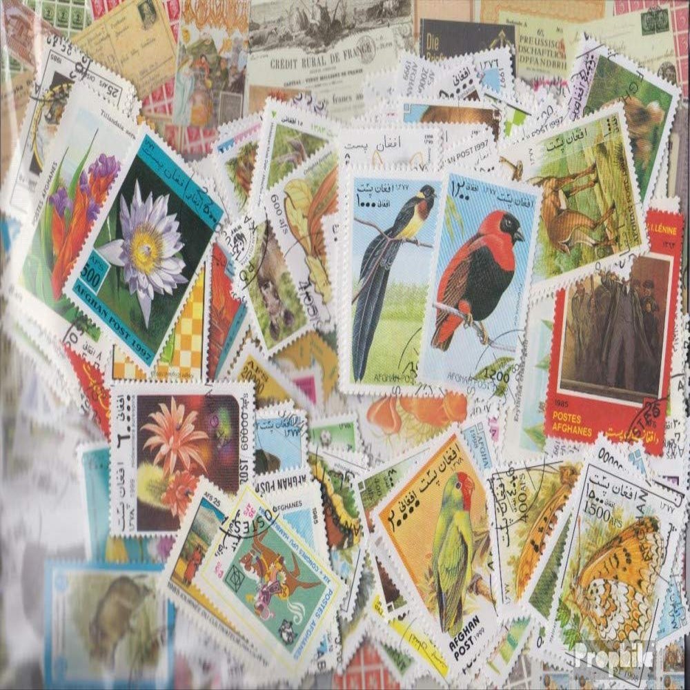 Afghanistan 400 Various Stamps (Stamps for Collectors)