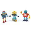 Tender Leaf Toys - Robot Construction - 17 Pieces Wooden Construction Set to Build and Stack 3 Robot in Endless Variations - Develops Problem Solving Skills and Imaginative Play for Children 3+ view 1