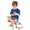 Tender Leaf Toys - Robot Construction - 17 Pieces Wooden Construction Set to Build and Stack 3 Robot in Endless Variations - Develops Problem Solving Skills and Imaginative Play for Children 3+ view 3