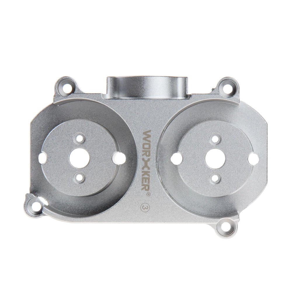 WORKER Metal Flywheel Cage, Mod Kit for Nerf N-Strike Elite Series Stryfe and CS-18 Flat Color Silver