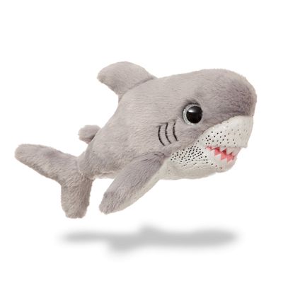 AURORA, 61208, Sparkle Tales, Finn The Shark, 7In, Soft Toy, Grey and White