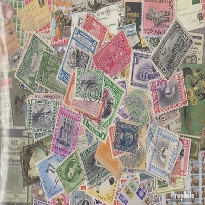 Costa rica 800 Various Stamps (Stamps for Collectors)