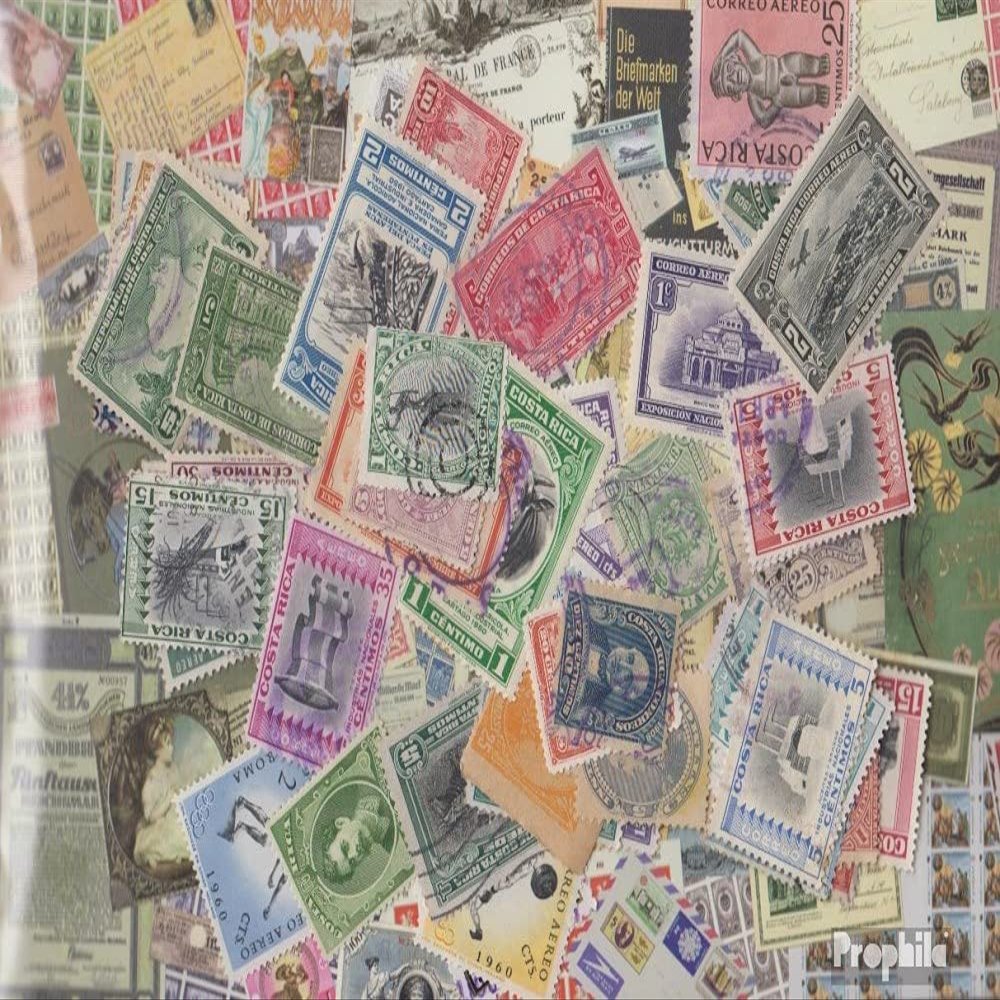 Costa rica 800 Various Stamps (Stamps for Collectors)