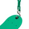 Backyard Belt Swings | Swing Seat Treehouse Accessories | Tree Swing Anti-Rust Chains Plastic Coated with Snap Hooks Heavy Duty - Playground Swing Set Accessories and Replacement| Many Colors view 2
