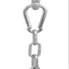 Backyard Belt Swings | Swing Seat Treehouse Accessories | Tree Swing Anti-Rust Chains Plastic Coated with Snap Hooks Heavy Duty - Playground Swing Set Accessories and Replacement| Many Colors view 3