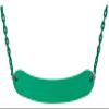 Backyard Belt Swings | Swing Seat Treehouse Accessories | Tree Swing Anti-Rust Chains Plastic Coated with Snap Hooks Heavy Duty - Playground Swing Set Accessories and Replacement| Many Colors view 4