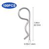 100PCS Universal Flat RC Body Clips Pins for All 1/10 Scale Traxxas Redcat HPI Axial HSP RC Car Parts Truck Buggy Shell Parts,Replace 1834 view 2