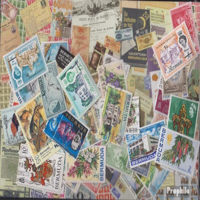 Bermuda-Islands 500 Various Stamps (Stamps for Collectors)