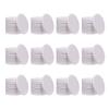Shapenty 25mm/1 Inch Small Plastic Disks Chip Discs Markers for Number Practice and Poker Chips Game Tokens with Storage Box,120PCS (White) view 1