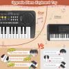 37 Key Upgrade Piano Keyboard for Kids Musical Toys for 3 4 5 6 Year Old Girls Keyboards Pianos for Beginners with Microphone for 3+ Year Old Boys Girls Gifts view 2
