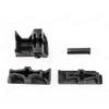 WORKER Top and Side Rail Adapter Picatinny Base Set for Nerf Stryfe Modify Toy Color Black view 2