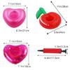 AOUTACC Float Drink Holders for Pool, 12 Pack Heart Inflatable Beverage Floats Cup Coasters with Mini Air Pump view 2