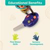 B. toys  LucKeys  Blue  Pretend Play Toy Car Keys  Key Fob with Lights & Sounds  Interactive Baby Toy  Pretend Keys for Babies, Toddlers  10+ Months view 4