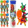 JA-RU Jumbo Jax Toy Set (6 Pack) Soft Rubber Jacks Game with Ball | Classic Old Fashioned Games for Kids | 90s Toys Nostalgia, Vintage Stocking Stuffers & Party Favor. 6569-6p view 1