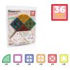 PicassoTiles Magnetic Building Block Quarter Round and Window Set Magnet Construction Toy Educational Kit Engineering STEM Learning Playset Child Brain Development Stacking Blocks Playboards view 3