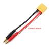 RuiLing 2-Pack XT90 Male Connector to 4.0mm Banana Male Plug Lipo Battery Charger Cable 10CM 14 AWG Silicone Wire Charger Cable Adapter for Remote Control Drones Vehicle Toys view 3
