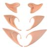 Nydotd 3 Pairs Latex Elf Ear Pointed Goblin Ears Pointed Tips Dress Up Costume Cosplay Halloween Party Props Party Fake Ear Goblin Ears 3 Size Pixie Ear Elven Vampire Fairy Ears Masquerade Accessories view 2