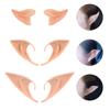 Nydotd 3 Pairs Latex Elf Ear Pointed Goblin Ears Pointed Tips Dress Up Costume Cosplay Halloween Party Props Party Fake Ear Goblin Ears 3 Size Pixie Ear Elven Vampire Fairy Ears Masquerade Accessories view 3
