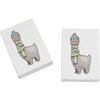 Azeeda 2 x 45mm 'Knitwear Llama' Erasers/Rubbers (ER00021666) view 1