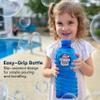 Kidzlane Bubbles Solution Refill 67.63 oz - Large and Easy-Grip Bottle for Bubble Machine, Guns, and Wands - Toddler Liquid Refill for Ages 3 and Above - Easter Basket Filler and Easter Party Favor view 2