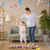Vimpro Musical Piano Mat, Toddler Piano Keyboard Floor Playmat Childrens Kids Musical Mats Kids Tunes Playmat Walking Music Toys for Baby Girls 43.3'' X14.2'' view 3