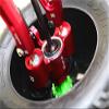 Aluminum Front CVD Drive Shaft + 13mm Hex for Arrma 1:8 KRATON 6S / OUTCAST 6S / NOTORIOUS 6S / KRATON 6S V5 / NOTORIOUS 6S V5 Upgrade Parts -10Pc Set Red view 3