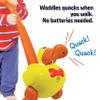 Waddles the Waddle Duck - Baby to Toddler Push Toy with Quacking Sounds and Waddling Action, Walking Toy for 1-3 Year Olds, Great for 1 Year Old Learning to Walk - Yellow view 3