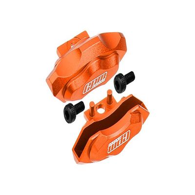 Aluminum Front Or Rear Brake Caliper For 1/10 Traxxas Ford GT 4-Tec 2.0 83056-4/4-Tec 3.0 93054-4 - 1Pr Set Orange