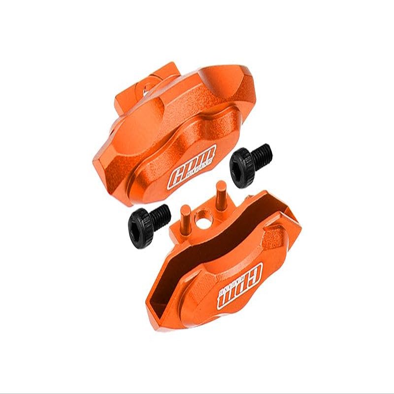 Aluminum Front Or Rear Brake Caliper For 1/10 Traxxas Ford GT 4-Tec 2.0 83056-4/4-Tec 3.0 93054-4 - 1Pr Set Orange