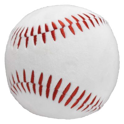 iscream Silky Fleece Covered 6" Slow Rise Squishy Baseball Softball Mini Pillow Stress Reliver