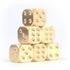 Village-Living 6pcs/Set Handmade Brass Solid bar Supplies Casino Mahjong dice view 1