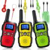 Wishouse Kids Walkie Talkies Rechargeable 3 Pack, Girls Boys Toys Age 7 8 9 10 for Outdoor Camping Adventure Games with Flashlight, Birthday Xmas Gift for 4 5 6 Year Old Children view 1