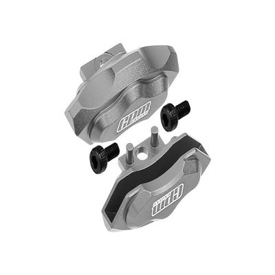 Aluminum Front Or Rear Brake Caliper For 1/10 Traxxas Ford GT 4-Tec 2.0 83056-4/4-Tec 3.0 93054-4 - 1Pr Set Gray Silver