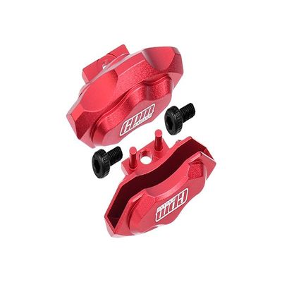 Aluminum Front Or Rear Brake Caliper For 1/10 Traxxas Ford GT 4-Tec 2.0 83056-4/4-Tec 3.0 93054-4 - 1Pr Set Red
