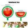 30 Pieces Dancing Fruit Birthday Decorations Tropical Fruit Balloons Aluminum Foil Balloons Tutti Fruitage Party Decorations for Birthday Party Favors, 2 Sizes view 3