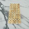 Wood Dice with Black Pips D6 16mm (5/8in) Pack of 100 Dice Kaplow Games view 3