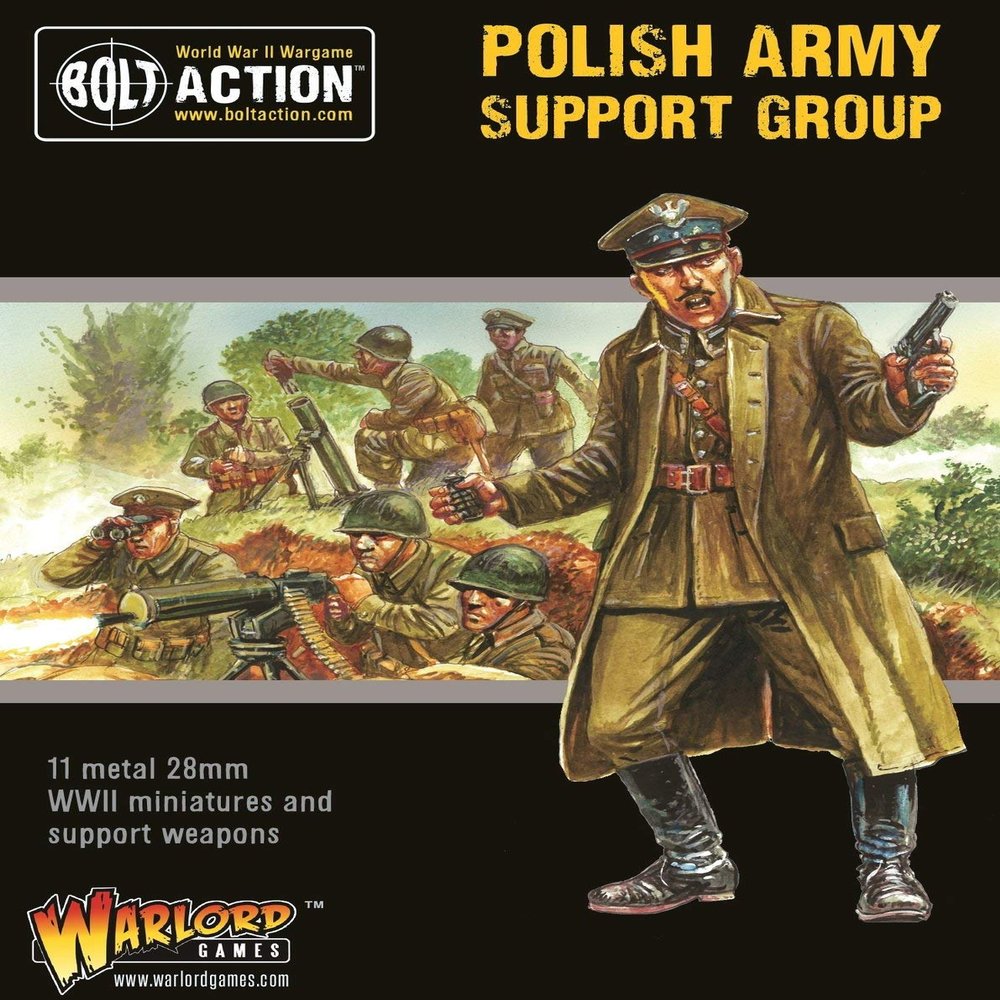 Bolt Action Warlord Games Polish Army Support Group