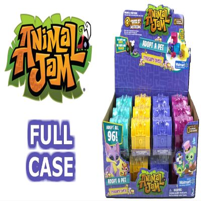 Animal Jam Adopt a Pet Treasure Chest Sealed Mystery Box of 24 Chests Game Code