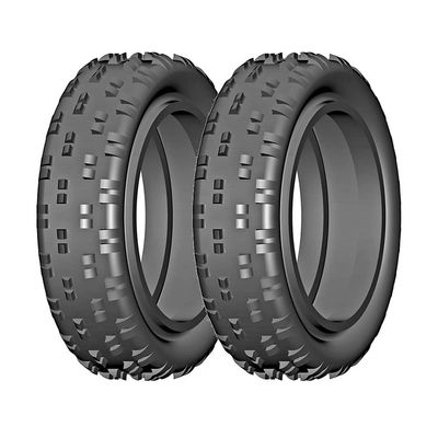 GRP GN10C 1:10 Buggy 2WD BULDOG C Hard Donut Tires NO Insert (2) : Front