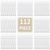 112 Pack Mini Wedding Bubble Wand (White Circle Style), Ideal Party Favors for Anniversaries, Celebration Supplies, Valentines Day, Pool Parties, Family Reunion, and Great Gift for Couple Boy Girl view 4