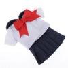 SM SunniMix Handmade Mini Clothes JK Clothing for 11 1/12 Scale Dolls , Dark Blue view 1