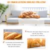 Wepop 32 in 3D Simulation Bread Shape Pillow Soft Lumbar Baguette Back Cushion Funny Food Plush Stuffed Toy view 4