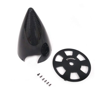 3.5inch/89mm 2 Blade Carbon Fiber Cone Spinner New Updated Plate for RC Model