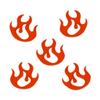 LITKO Large Fire Tokens, Fluorescent Amber (5) view 1
