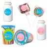 120 PCS Gender Reveal Party Round Stickers Boy and Girl Team Labels Baby Shower Tags Gold Foil Character (Each Measures 2" in Diameter) view 4