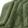 Fluffy Warm Olive Green Blanket Baby Girl Boy Coral Fleece Throw Blanket Outdoor Indoor Blanket Travel Decorative Blanket Newborn Throw,79"x90" view 2