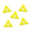 LITKO Large Bio Hazard Tokens, Yellow (5) view 1